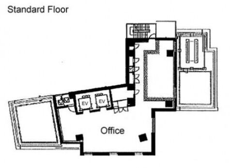 JouLe SHIBUYA 4階 平面図