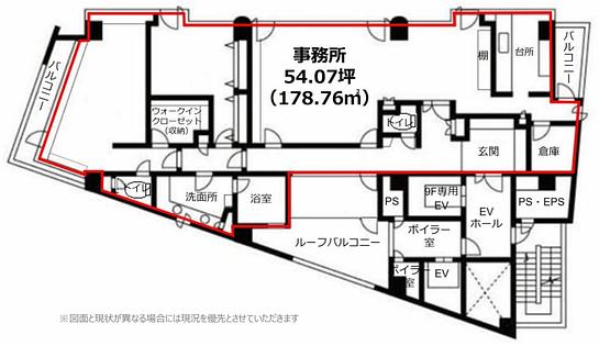 近鉄霞が関ビル（旧：霞が関IHFビル） 9階 平面図