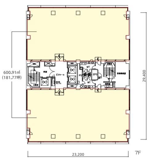 オーク赤坂ビル 9階 平面図