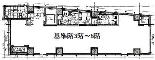 VENTIS EBISU SHIBUYA 3階 平面図