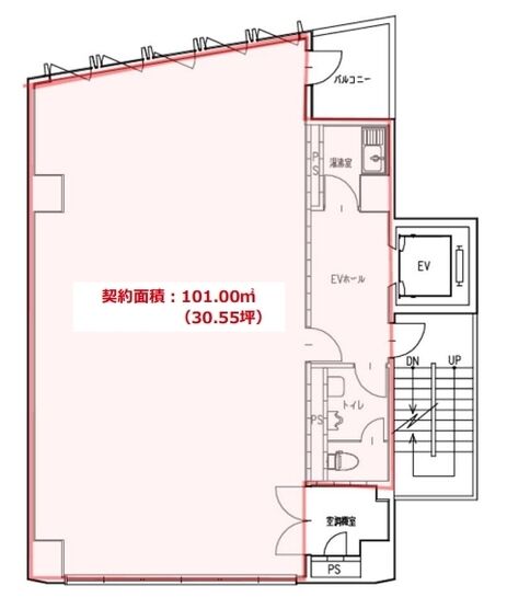 アドバンテック南青山ビル(旧:三和青山ビル) 3階 平面図