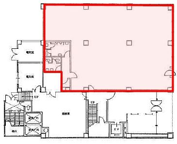 平田ビル（二番町） 1階 平面図