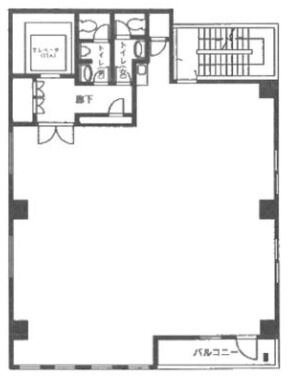 シャンピア秋葉原ビル 8階 平面図