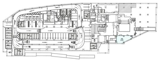 日比谷FORT TOWER(日比谷フォートタワー) 地下1階 平面図