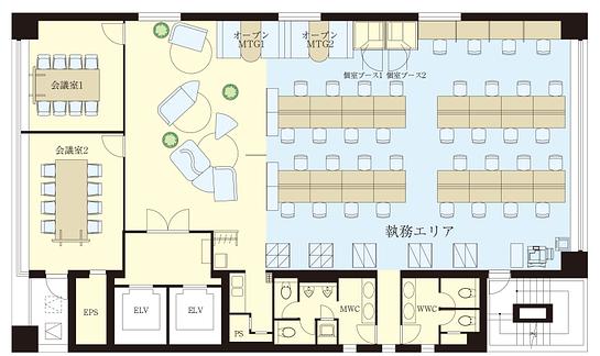 エンスイテ芝大門 5階 平面図