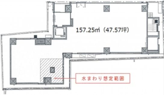 六本木SANKOビル（六本木三幸ビル）（旧：落合三幸ビル） 1階 平面図