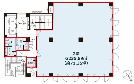 藤和八丁堀ビル 2階 平面図