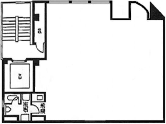 砂川ビル 1階 平面図