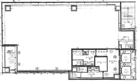 QV1（キューブワン）八丁堀 2階 平面図