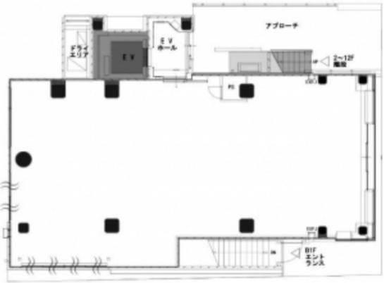 コレタス高田馬場 1階 平面図
