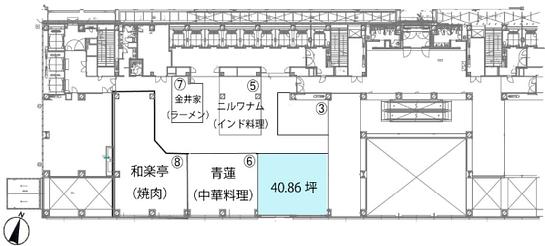 TOC有明 3階4 平面図
