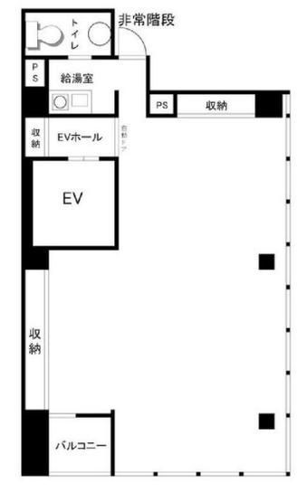NSK日本橋浜町ビル 4階 平面図