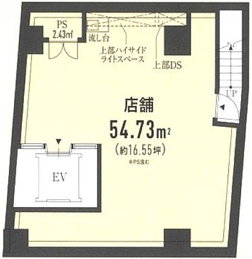 ACN渋谷幡ヶ谷ビル 地下1階 平面図