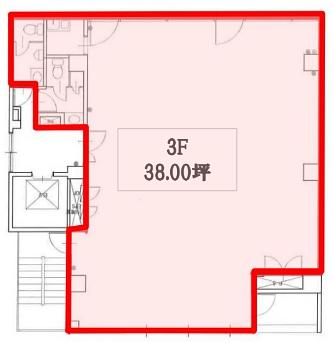 日本橋岡野ビル 3階 平面図