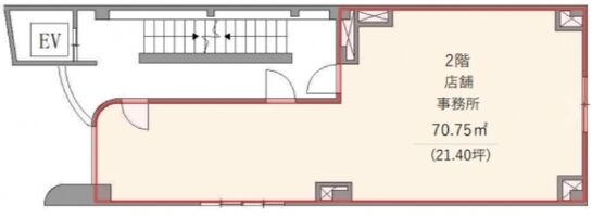 五光ビル 2階 平面図