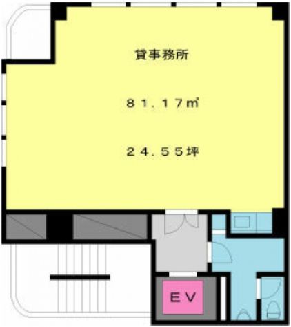 さがみやビル 3階 平面図