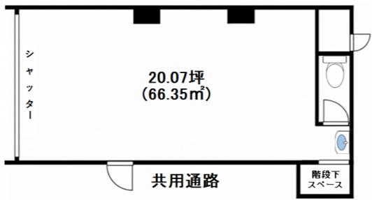 徳武ビル 1階 平面図