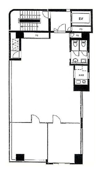 芸文社ビル 4階 平面図