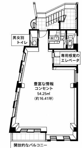 小林ビル（千代田区） 5階 平面図