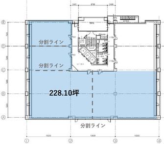 三田日東ダイビル 6階 平面図