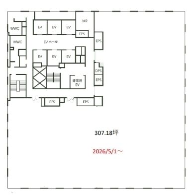 Dタワー西新宿(Dマークス西新宿タワー) 7階 平面図