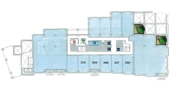 麻布台ヒルズガーデンプラザB（C-2街区） 3階308 平面図