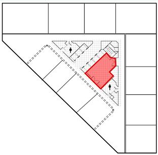 新宿第一生命ビル（旧：小田急第一生命ビル） 25階 平面図