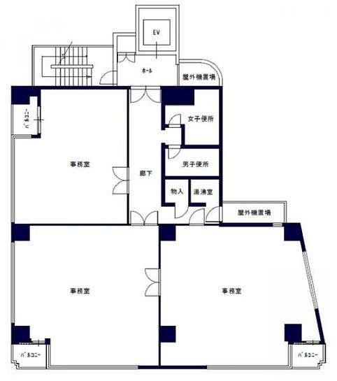 リーラ乃木坂 4階 平面図