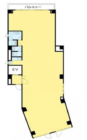 ACN品川大井町ビル（旧：クレストワン） 4階 平面図