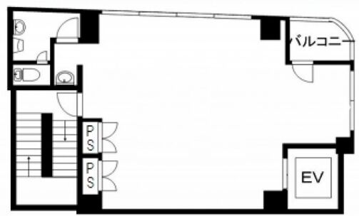 JP浜町ビル 3階 平面図