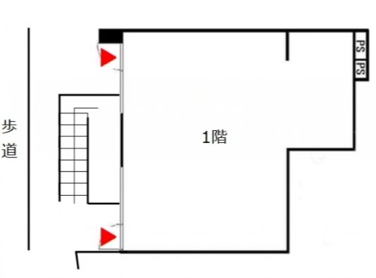 広尾5-11-12 1階 平面図