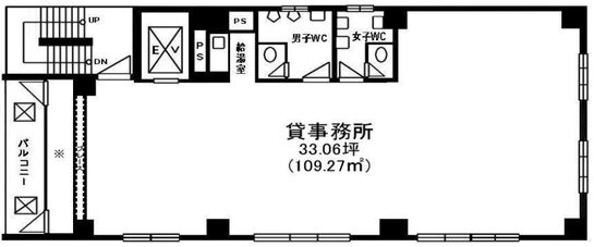 神田AKビル 6階 平面図