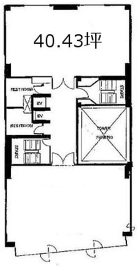 外濠スカイビルディング 3階302 平面図