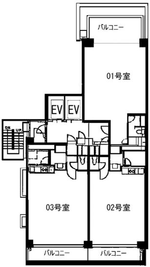 中川ビル(文京区) 9階901 平面図
