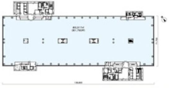 新宿イーストサイドスクエア 2階 平面図