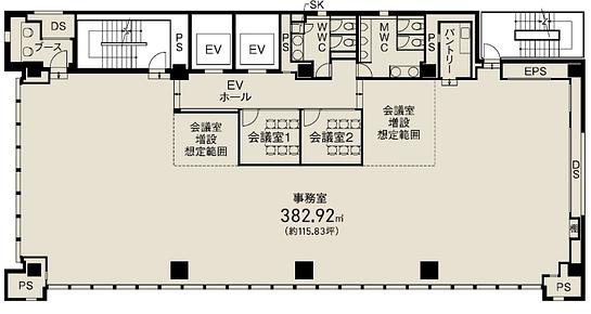 CIRCLES∞大崎 7階 平面図
