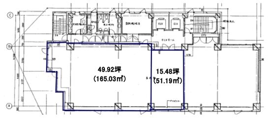 いちご永代ビル 2階 平面図