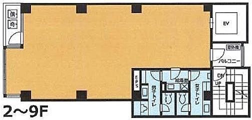 VORT新橋Ⅱ 3階 平面図