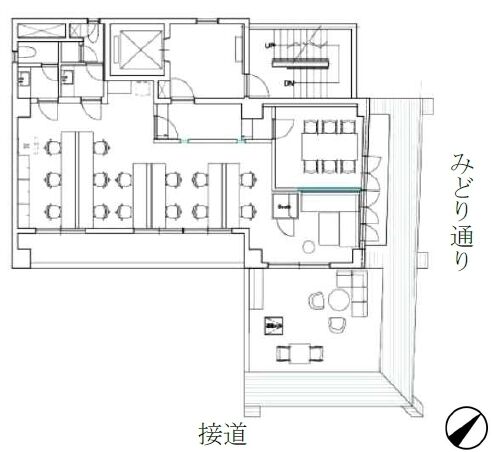 R.core日本橋人形町（旧：ユニゾ日本橋富沢町洋和ビル） 8階 平面図