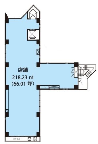 花川ビル 4階 平面図