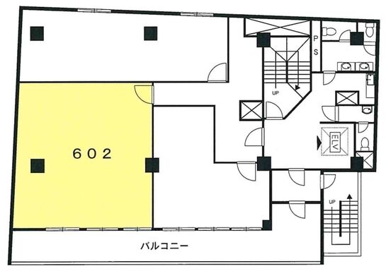 合同ビル 6階602 平面図