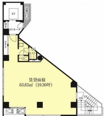 VORT秋葉原Ⅳ 5階 平面図
