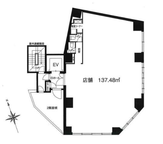 浅草トーセイビル 3階 平面図