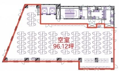 合人社御茶ノ水ビル 3階 平面図