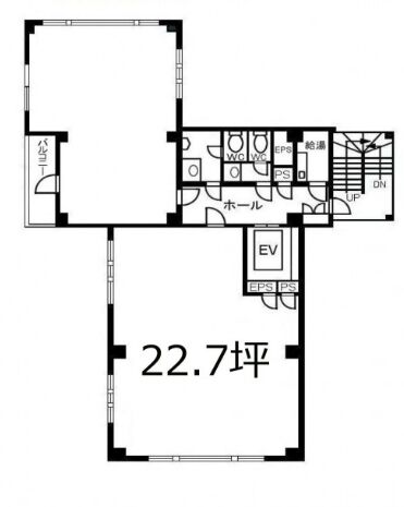 人形町双葉ビル 3階301 平面図
