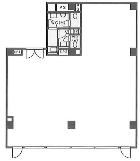 三島ビル（MISHIMA bldg） 9階 平面図