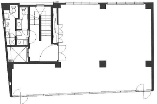 サンブリヂ小川町ビル 2階 平面図