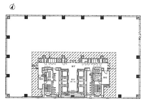 日本橋本町三井ビルディング &forest((仮称)日本橋本町木造計画(むろまち小路)) 4階404 平面図