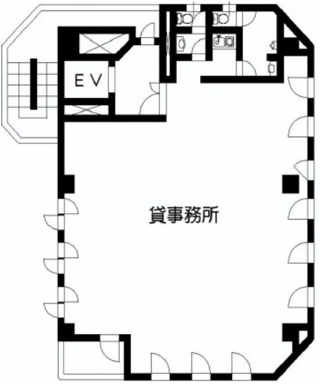 入交ビル 7階 平面図