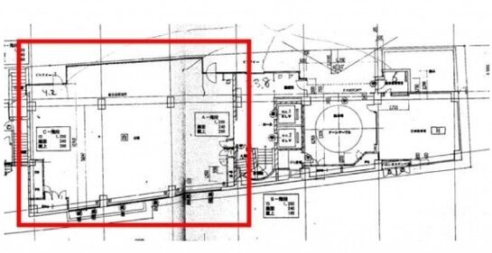 高輪エンパイヤビル 1階 平面図